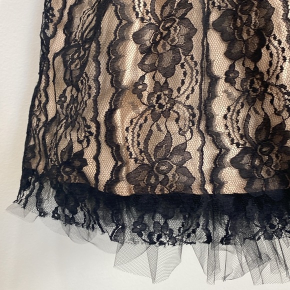 Jessica McClintock Vintage Whimsigoth Mini Dress Whitchy Size 10 - Picture 4 of 11